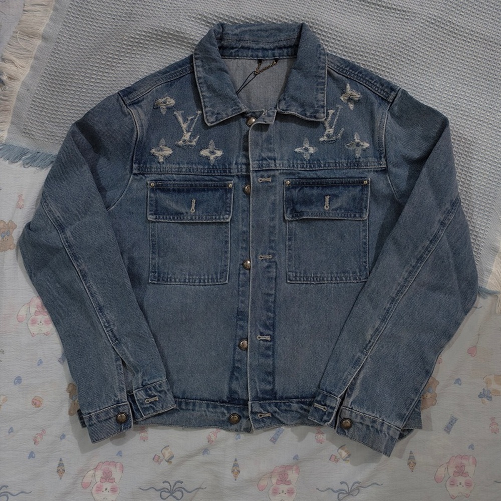 Louis Vuitton Embroidered Denim Jacket